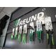 Bahco Freund Skardos kirpimo žirklės 260mm HRC 56, dešininės, išlenktos