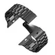 Bizon Strap Watch Aura Apple Watch 42/44/45/46/49 mm black