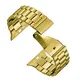 Bizon Strap Watch Aura Apple Watch 42/44/45/46/49 mm gold