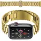 Bizon Strap Watch Aura Apple Watch 42/44/45/46/49 mm gold