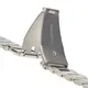Bizon Strap Watch Aura Apple Watch 42/44/45/46/49 mm silver