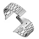Bizon Strap Watch Aura Apple Watch 42/44/45/46/49 mm silver