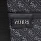 Guess, Dan, Flat Top Zip, Textile Crossbody Bag, Black, For Men For Men