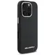 Karl Lagerfeld Saffiano Full Wrapped Elongated Metal Logo MagSafe Apple iPhone 16 Pro Max black