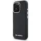 Karl Lagerfeld Saffiano Full Wrapped Elongated Metal Logo MagSafe Apple iPhone 16 Pro black