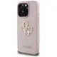 Guess Grained Big 4G Logo Small Classic Logo Apple iPhone 16 Pro Max pink