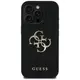 Guess Grained Big 4G Logo Small Classic Logo Apple iPhone 16 Pro black