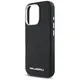 Karl Lagerfeld Saffiano Full Wrapped Elongated Metal Logo MagSafe Apple iPhone 16 Pro Max black