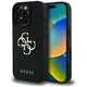 Guess Grained Big 4G Logo Small Classic Logo Apple iPhone 16 Pro Max black