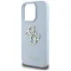 Guess Grained Big 4G Logo Small Classic Logo Apple iPhone 16 Pro Max blue