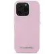 Karl Lagerfeld Saffiano Full Wrapped Elongated Metal Logo MagSafe Apple iPhone 16 Pro pink