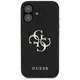 Guess Grained Big 4G Logo Small Classic Logo Apple iPhone 16 black