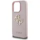 Guess Grained Big 4G Logo Small Classic Logo Apple iPhone 16 Pro pink