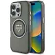 Guess IML Metal Mountain Logo MagSafe Apple iPhone 16 Pro black