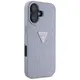 Guess Hot Stamp 4G Pattern Triangle Metal Logo Apple iPhone 16 purple