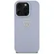 Guess Hot Stamp 4G Pattern Triangle Metal Logo Apple iPhone 16 Pro purple