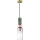 Lampa wisząca Italux Italux Manso PND-37462D-MC-GD lampa wisząca zwis 1x40W E14 multikolor/złota