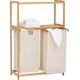 Regał bambusowy z koszem na pranie TIDY BOX, 72 x 33 x 109 cm