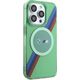 BMW BMW BMHMP15LHDTN iPhone 15 Pro 6.1" zielony/green hardcase M Tricolor Stripes MagSafe