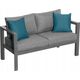 DLGTP Sofa ogrodowa aluminiowa EVASION