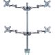 Neomounts Uchwyt biurkowy na 4 monitory 10" - 27" (FPMA-D935D4)