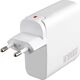 Φορτιστής 4smarts 4smarts Ladegerät GaN Flex Pro 100W 3 USB-C+1 USB-A, λευκό 13358999 4252011903870