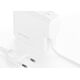 Φορτιστής 4smarts 4smarts Ladegerät GaN Flex Pro 100W 3 USB-C+1 USB-A, λευκό 13358999 4252011903870