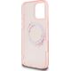 Guess Guess GUHMP16XHFWFCP iPhone 16 Pro Max 6.9" różowy/pink hardcase IML Flowers Wreath MagSafe