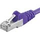 PremiumCord PREMIUMCORD Καλώδιο Patch CAT6a S-FTP, RJ45-RJ45, AWG 26/7 3m μωβ