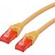 Καλώδιο Patch Roline ROLINE - RJ- 45 (M) σε RJ- 45 (M) - 1.5 m - UTP - CAT 6 - χωρίς αλογόνα, διαμορφωμένο, πλεκτό - κίτρινο (21.15.2524)