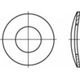 Toolcraft TOOLCRAFT 105891 Fjederskiver Indvendig diameter: 8.4 mm DIN 137 Fjederstål 100 stk