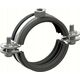 Niczuk Obejma pojedyncza DUO z izolacją 1 1/4" BK (41-46)