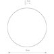 Kinkiet Nowodvorski Loftowa lampa ścienna Ring 7634 LED 7634 3000K do holu czarna