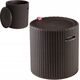 Keter Κήπος τραπέζι Curver Keter Cool Stool καφέ με λειτουργία αποθήκευσης