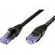 Καλώδιο Patch Roline ROLINE - RJ- 45 (M) σε RJ- 45 (M) - 10 m - UTP - CAT 6a - χωρίς αλογόνα, διαμορφωμένο, πλεκτό - μαύρο (21.15.2757)