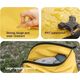 Naturehike Αδιάβροχη τσάντα ταξιδιού 40l cnk2450xb015-κίτρινη NATUREHIKE 14015373 6975641883746