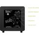 KANTO AUDIO 8-INCH SEALED POWERED SUBWOOFER W. RCA CABLE - MATTE BLACK (INCL. TYPE C & G POWER CORDS)
