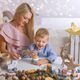 Viga Toys VIGA PolarB Zestaw Drewniana Piramidka + Przebijanka z Młoteczkiem Miś Polarny Montessori