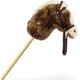 Milly Mally Hobby Koń na Kiju Dark Brown EDUKAMP