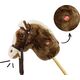 Milly Mally Hobby Koń na Kiju Dark Brown EDUKAMP