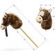 Milly Mally Hobby Koń na Kiju Dark Brown EDUKAMP