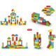 Viga Toys Drewniane Klocki Edukacyjne w Wiaderku 80 el.