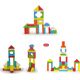 Viga Toys Drewniane Klocki Edukacyjne w Wiaderku 80 el.