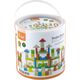 Viga Toys Drewniane Klocki Edukacyjne w Wiaderku 80 el.
