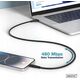 Καλώδιο USB Digitus Digitus USB-A > USB-C 2.0 (ST-ST) 1m Καλώδιο φόρτισης Σιλικόνης 60W Μαύρο