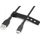 Καλώδιο USB Digitus Digitus USB-A > USB-C 2.0 (ST-ST) 1m Καλώδιο φόρτισης Σιλικόνης 60W Μαύρο