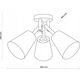 Lampa sufitowa TK Lighting CEILING LUM. VAIO NATURE 3 574