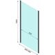 REA-K5608 / REA / RAPID / ŚCIANKA 80 PROFIL CHROM SZKŁO TRANSPARENT /