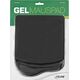 Podkładka InLine InLine® Mouse Pad with gel wrist rest 235x185x25mm black