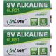 InLine InLine® Alkaline High Energy Battery, 9V Block 6LR61, 2pcs pack